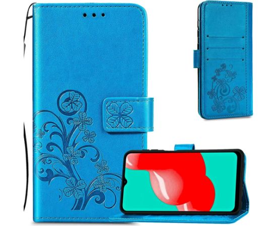 Case Flower Book Samsung A165 A16 4G/A166 A16 5G blue