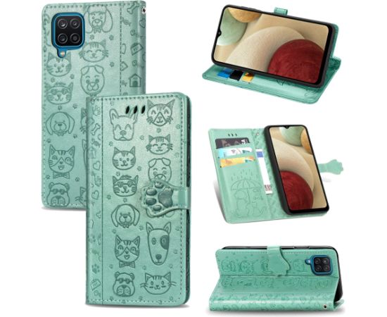 Case Cat-Dog Samsung A165 A16 4G/A166 A16 5G green