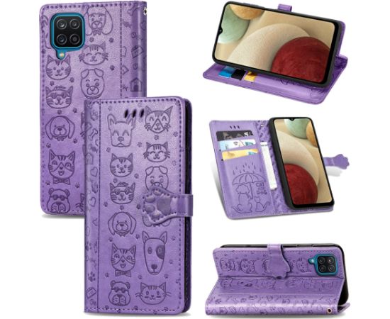 Case Cat-Dog Samsung A165 A16 4G/A166 A16 5G purple