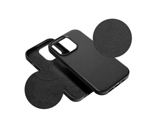 Mag Leather Case Apple iPhone 16 Plus black