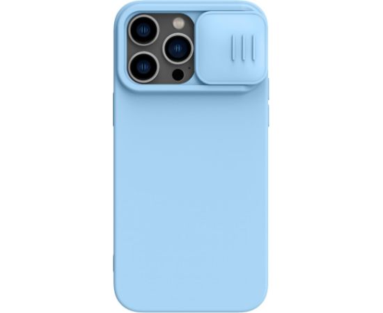 Case Nillkin CamShield Silky Silicone Apple iPhone 15 Pro Max light blue