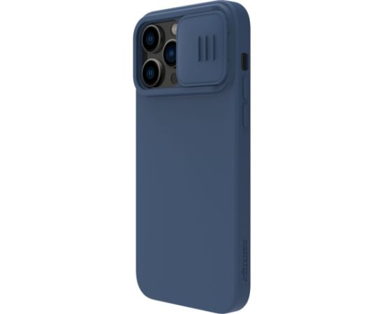 Case Nillkin CamShield Silky Silicone Apple iPhone 15 Pro Max dark blue