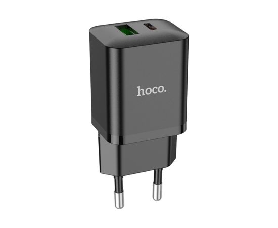 Сетевая зарядка Hoco N28 PD20W+QC3.0 черная