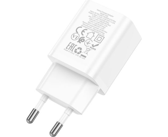 Сетевая зарядка Hoco N28 PD20W+QC3.0 белая