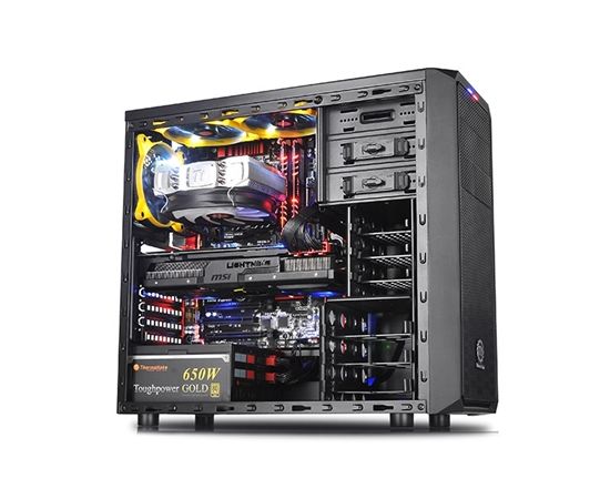 Thermaltake Versa H 25  USB 3.0 x1, USB 2.0 x1, Mic x1, Spk x1, Black, Midl-Tower, Power supply included No Thermaltake Versa H25 USB 3.0 x1, USB 2.0 x1, Mic x1, Spk x1, Midle-Tower