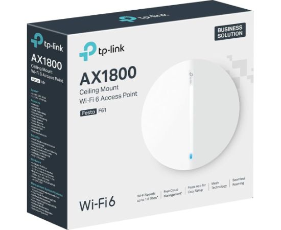 TP-Link Festa F61 AX1800 ceiling mount WiFi 6 Access Point