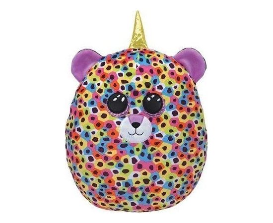 Meteor TY Squish-a-Boos wielokolorowy leopard - GISELLE, 22 cm - Medium 39288