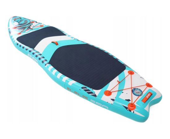 ZESTAW - DESKA SUP 140KG DMUCHANA ENERO 320x91x15CM SEA