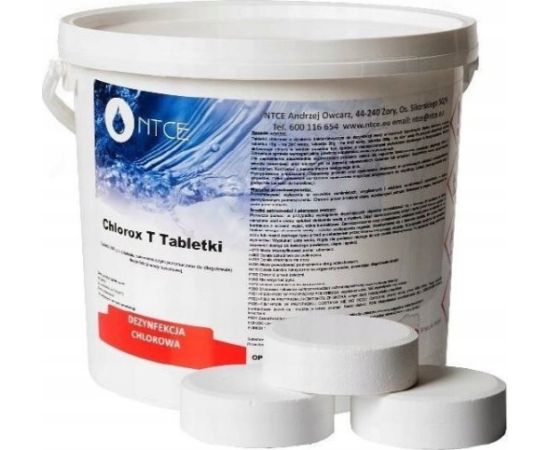 NTCE - chlor do basenu multi tabletki 3kg 150 x 20G chlorox białe