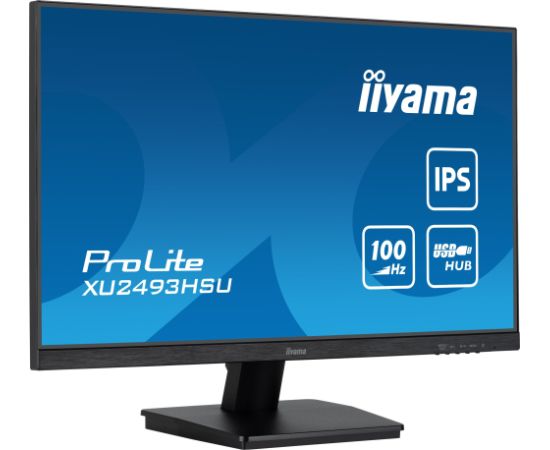 iiyama ProLite XU2493HSU-B7 monitor komputerowy 60,5 cm (23.8") 1920 x 1080 px Full HD LED Czarny