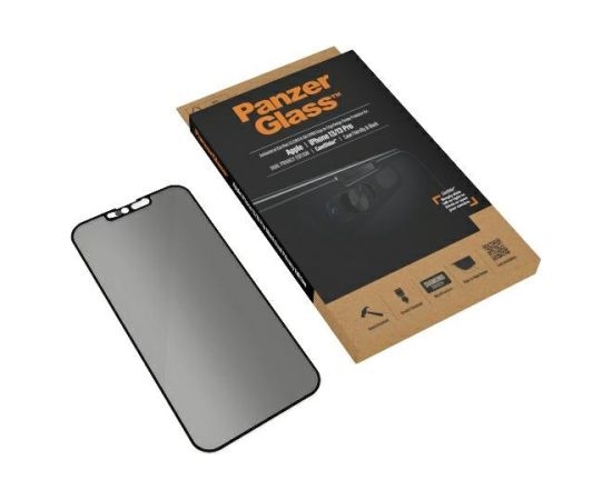 PanzerGlass E2E Microfracture iPhone 13 |13 Pro 6,1" Case Friendly CamSlider Privacy Antibacterial czarny|black P2748