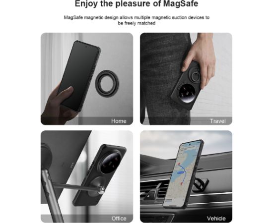 Nillkin Super Frosted PRO Magnetic Back Cover for Xiaomi 14 Ultra Black