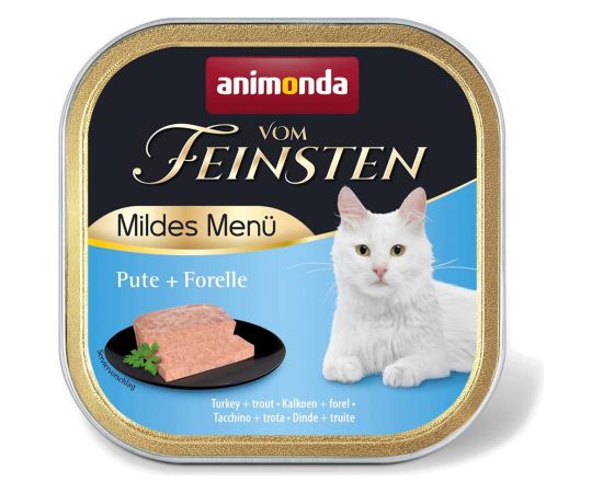 ANIMONDA Vom Feinsten Mildes Menu Turkey and trout  - wet cat food - 100g