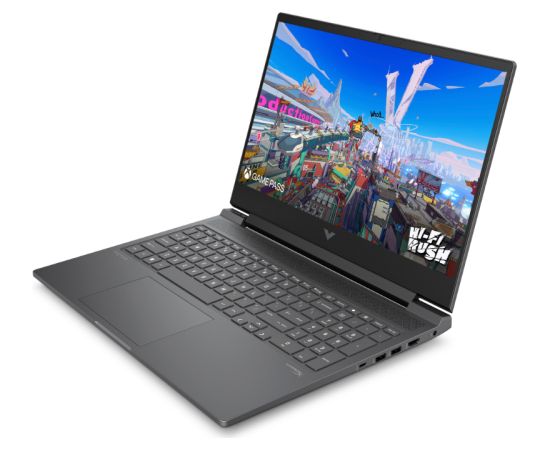 Victus by HP Gaming Laptop 16-r1000ny - i5-14450HX, 16GB, 512GB SSD, 16.1” FHD 300-nit 144Hz AG IPS, GeForce RTX 4060 8GB, 1080p cam, US backlit keyboard, Mica Silver, Win 11 Home / B20FZEA#B1R