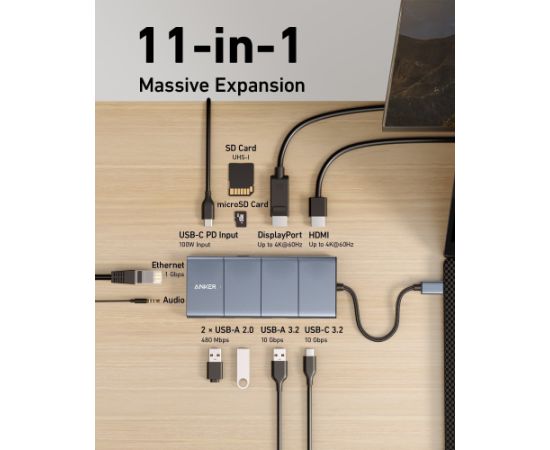 DOKSTACIJA Anker 565 USB-C (A83880A1)