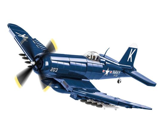 Cobi Historical Collection Korean War -> Samolot Vought F4U-4 Corsair, 510 klocków (2417)