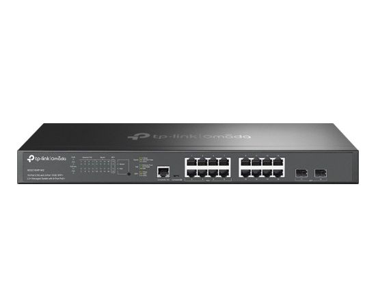 TP-LINK Switch SG3218XP-M2 16-Port Managed L2+ 8x 2.5G PoE+, 2x 10G SFP+ Slots