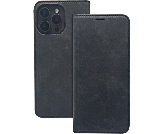 iLike Samsung  Galaxy A55 5G Smart Suede case Black