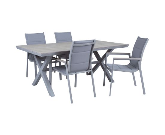 Garden furniture set CORINNA table and 4 chairs