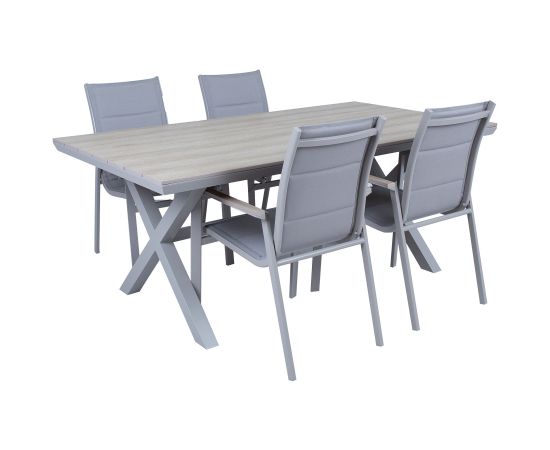 Garden furniture set CORINNA table and 4 chairs