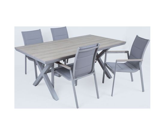 Garden furniture set CORINNA table and 4 chairs