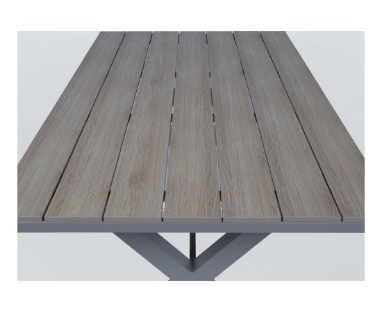 Table CORINNA 180x100x75cm, light grey