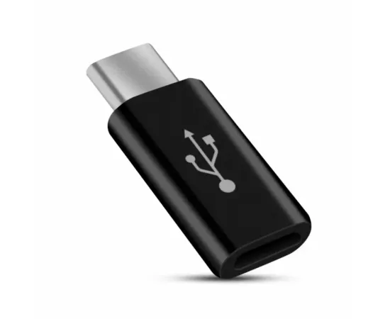 Mocco Universāls Adapteris Micro USB uz Type-C USB Savienojums Melns