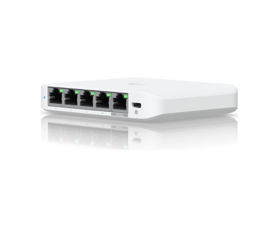 Ubiquiti UniFi Flex Mini 2.5G Managed 2.5G Ethernet (100/1000/2500) Power over Ethernet (PoE) Desktop White