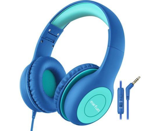 EarFun Kids K1 In-Ear Headphones (blue-green)