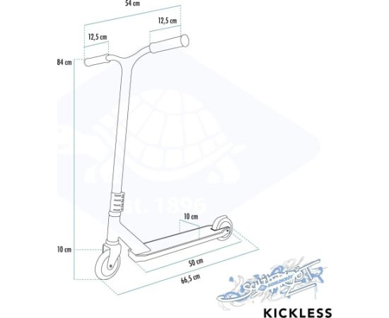 Hulajnoga Schildkrot SFW HUL. Stunt Kickless Sunset