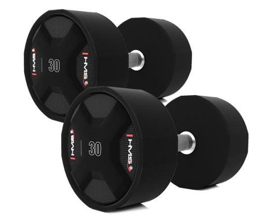 Hanteļu komplekts HPC SET POLYURETHANE DUMBBELLS 2 x 2.5 - 50 KG CPU  - 1050 KG HMS