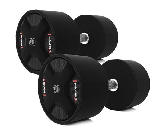 Hanteļu komplekts HPC SET POLYURETHANE DUMBBELLS 2 x 40 - 50 KG CPU - 450 KG HMS