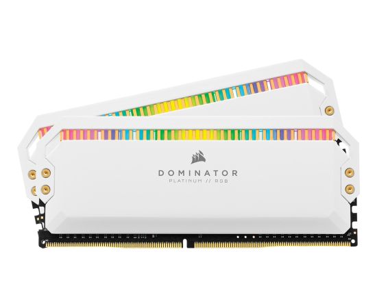 Corsair DDR4 - 16 GB -3600 - CL - 18 - Dual Kit, Dominator Platinum RGB (white, CMT16GX4M2C3600C18W)