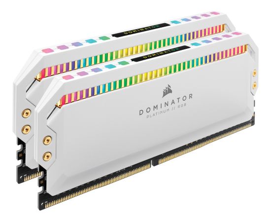 Corsair DDR4 - 16 GB -3600 - CL - 18 - Dual Kit, Dominator Platinum RGB (white, CMT16GX4M2C3600C18W)