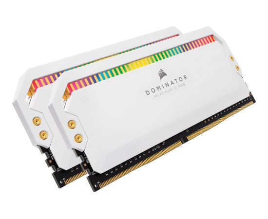 Corsair DDR4 - 16 GB -3600 - CL - 18 - Dual Kit, Dominator Platinum RGB (white, CMT16GX4M2C3600C18W)