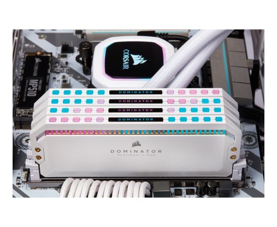 Corsair DDR4 - 16 GB -3600 - CL - 18 - Dual Kit, Dominator Platinum RGB (white, CMT16GX4M2C3600C18W)