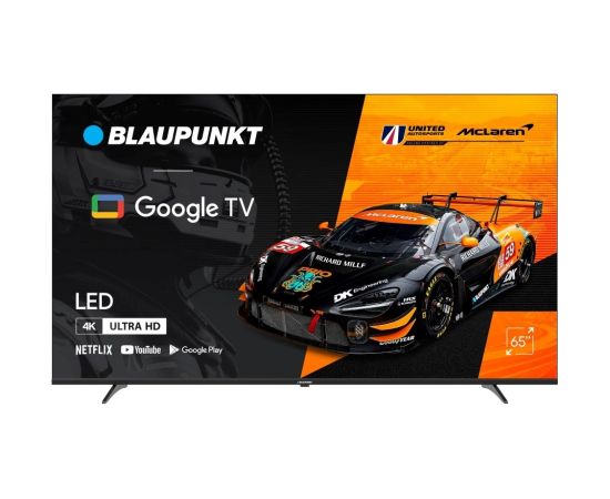 TV Blaupunkt 65UGC5500S 65" 4K Ultra HD DLED Google TV Wi-Fi Bluetooth Black