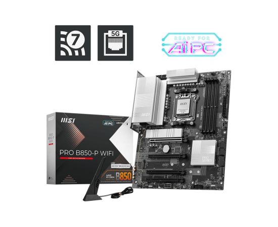 MSI PRO B850-P WIFI motherboard AMD B850 Socket AM5 ATX