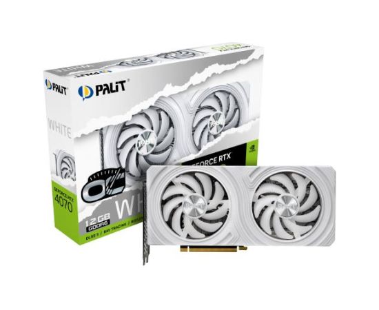 Graphics Card PALIT NVIDIA GeForce RTX 4070 12 GB GDDR6 192 bit PCIE 4.0 16x Dual Slot Fansink 1xHDMI 3xDisplayPort NE64070S19K9-1048L