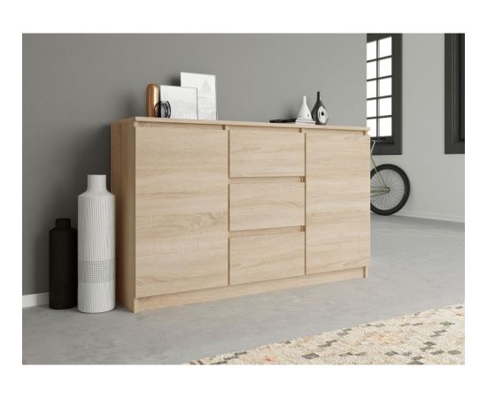 Top E Shop Topeshop KOMODA 2D3S DĄB SONOMA chest of drawers