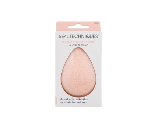 Real Techniques Miracle Cleanse Sponge / Purify + Exfoliate 1pc