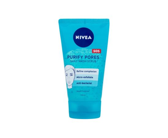 Nivea Purify Pores / Daily Wash Scrub 150ml