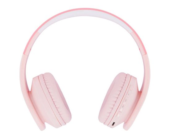 PowerLocus P1 wireless headphones for kids (pink)