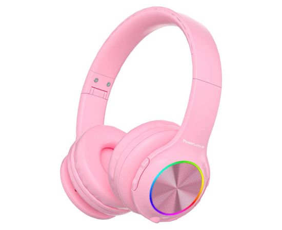 Wireless Headphones for kids PowerLocus PLED (pink)