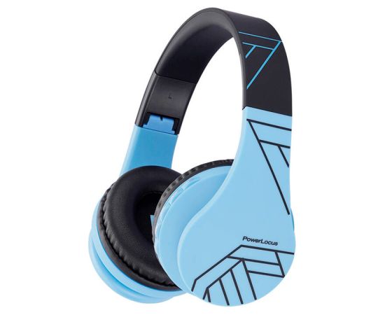 PowerLocus P1 wireless headphones for kids (blue-black)