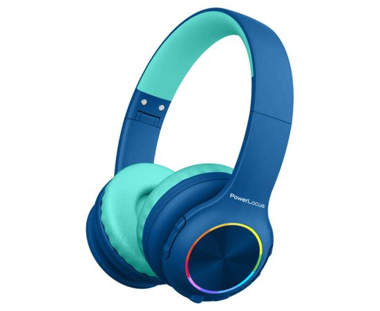 Wireless Headphones for kids PowerLocus PLED (navy&blue)