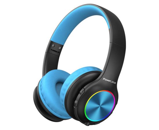 Wireless Headphones for kids PowerLocus PLED (black&blue)