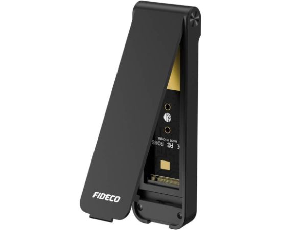 FIDECO M210CP Black M.2 NVMe SSD Enclosure 10Gbps (USB-C/USB 3.2)