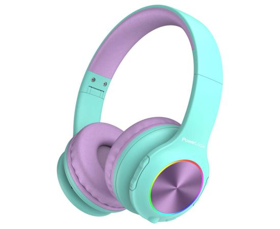 Wireless Headphones for kids PowerLocus PLED (blue&purple)