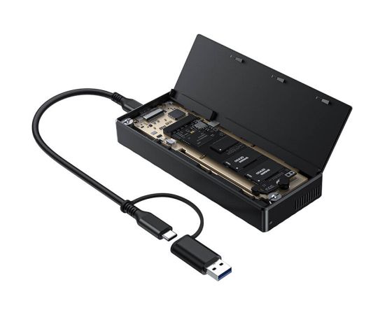 SSD Enclosure MOKiN USB4 40Gbps M.2 NVMe (black)